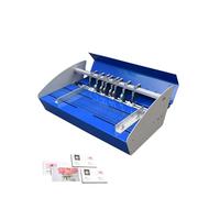 Paper Creasing Scoring Machine with Scale Ruler, Dotted Line Paper Creaser Scorer, 3-in-1 Electric Creasing Machine, Adjustable Crease Depth, for Greeting Cards Invitations Tickets 460mm