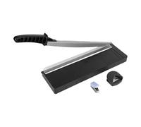 Paper Cutter - Heavy Duty Document Slicer | Precision Trimmer for Office, School, Studio, Home, Paper Craft Projects, Photos, Cards, Posters, and Labels, Portable Cutting Board Tool for Teachers
