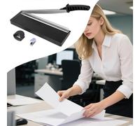 Paper Cutter - Heavy Duty Precision Blade, Compact Portable Design | Easy Cutting Tool For Scrapbooking Document Filing Craft Projects Home Office Classroom Art Homework Scrapbooking Studio Decor