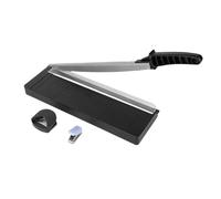 Paper Cutter, Precision Trim 13.39x4.13x1.77 Inches Board with Grid, Durable Photo Cutter, Professional Cutting Tool with Sliding Style, Craft Supplies for Scrapbooking Workplace