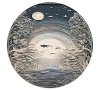 Paper Cuttings Art 1000 Pieces Jigsaws Stress Reliever Difficult Challenge for Adults Kids Creative Artwork Round Home Decor Gifts And Gifts 1000pcs (67.5x67.5cm)