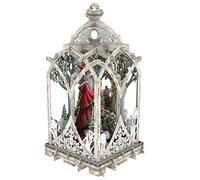 Paper D'Art 3D Pop-Up Christmas Card - WHITE LANTERN CHRISTMAS