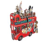 Paper D'Art Biglietto di compleanno 3D per incoronazione Il bus del re 3D036