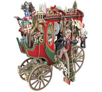 Paper d'art - Biglietto di Natale 3D con carolina di Natale