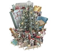 Paper D'Art Biglietto di Natale (biglietto 3D - Natale dei gatti) XTW029