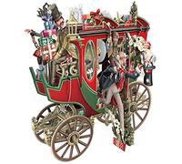 Paper D'Art - Biglietto di Natale pop-up 3D, motivo: Christmas Carol Y