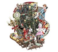 Paper D'Art Biglietto di Natale Pop-up con Scritta The Nutcracker Top of The World