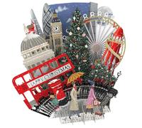 Paper D'Art, Top of the World XTW028 - Biglietto natalizio 3D, Londra
