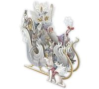 Paper d'Art X3D035 - Biglietto di Natale pop-up 3D con la regina delle nevi