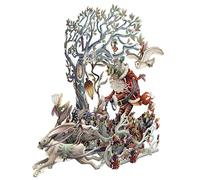 Paper D'Art X3DO32 - Biglietto di Natale pop-up (3D, con lepre), 155 mm x 155 m