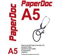 PAPER DOC CARTA A5 148x210mm 80GR 500FG BIANCA - 1 pezzo
