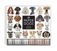 galison Set di carte da gioco Paper Dogs