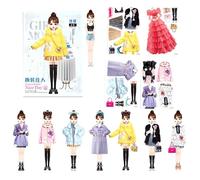 Paper Dolls, Princess Dolls Dress Up Activity Book Magnetic, Magnetic Dress Up Dolls, Dress Up Activities, Princess Magnet Stickers Book, Magnetic Dress Up Sticker Book for Girls
