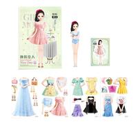 Paper Dolls, Princess Dolls Dress Up Activity Book Magnetic, Magnetic Dress Up Dolls, Dress Up Activities, Princess Magnet Stickers Book, Magnetic Dress Up Sticker Book for Girls