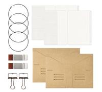 Paper File Folder, Journal With Elastic Bands Organizer