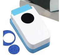 Paper Hole Punch - Circle Embossing Scrapbooking Tool | Sturdy Metal Craft Punch for Kindergarten Preschool Photo Albums Greeting Cards Classroom Teacher Kids DIY Arts and Crafts Projects