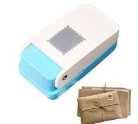 Paper Hole Punch | Cutter manuale Heavy-Duty Craft | Rettangolo e quadrato Postage Hole Puncher Tool | For Home Office School Binder Scrapbook Postage Card Journal