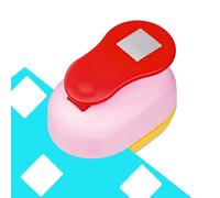 Paper Hole Punch,Manual Heavy Duty Crafting Tools | Round Square Postage Hole Puncher Tool | for Home Classroom Scrapbook Card Journal Notebook Photo Ticket