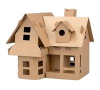 Paper House Toy For Kids - Safe Smooth Surfaces Fine Cutting Paper Material