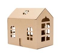 Paper House Toy For Kids - Safe Smooth Surfaces Fine Cutting Paper Material