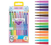 Pennarello Flair Nylon punta feltro - punta 1,10mm - Papermate - astuccio 16 colori assortiti Candy Pop