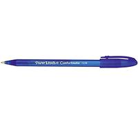 Paper Mate Comfortmate Ultra - Penna a sfera a punta media, lotto di 12, colore: Nero