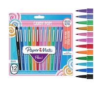 PAPER MATE Flair Candy POP penne, punta media, colori assortiti, confezione da 12