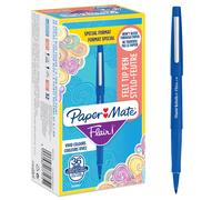 Paper Mate - Flair Felt Tip Pens - Blue - 36 Count Toy NUOVO