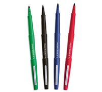 Paper Mate, Flair original, Penna con punta media in fibra, Colori Assortiti, 4 pezzi