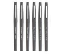 Paper Mate Flair - Pennarelli a punta media, confezione da 6, colore: Grigio