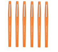 Paper Mate Flair - Pennarelli a punta media, confezione da 6, colore: Mandarino