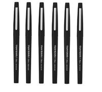 Paper Mate Flair - Pennarelli a punta media, confezione da 6, colore: nero
