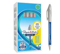 Paper Mate Flexgrip Elite - Penna a Sfera a Scatto, 1 Pezzo, Blu