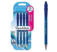 Paper Mate FlexGrip penne gel | 0,7 mm | inchiostro blu | 4 pezzi
