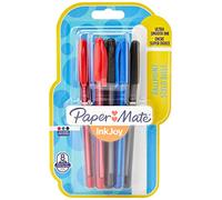 PAPER MATE Inkjoy, 100 penne a sfera, assortite, confezione da 8, colore: Nero