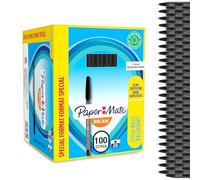 Penna a sfera con cappuccio Inkjoy 100 RT - punta 1,0mm - nero - Papermate - conf. 80+20 pezzi Quantita min. 1