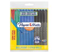Paper Mate Inkjoy 100ST Penna a Sfera, Punta Media (1.0 mm), Colori per Ufficio Assortiti, 27 Pezzi