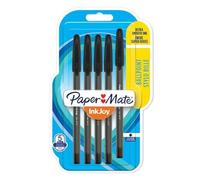 Paper Mate InkJoy 100ST Penne a Sfera con Cappuccio, Punta Fine da 0.7 mm, Confezione da 5, Nero