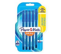 Paper Mate InkJoy 100ST Penne a sfera con cappucciopunta fine (0,7 mm)blu5 pezzi