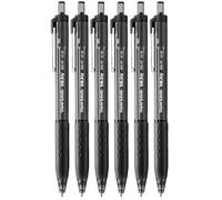 Paper Mate InkJoy 300RT - Penna a sfera retrattile, punta media, inchiostro nero, confezione da 6