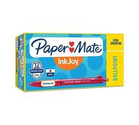 Paper Mate Inkjoy 300RT retrattile penne a sfera, confezione da 12 12-Pack-Medium Red