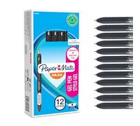 Paper Mate Inkjoy Penna Gel, Punta Media, 12 Pezzi, Nero