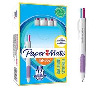 Paper Mate Inkjoy Quatro 1.0mm a Sfera Penna 4 Divertente Colori (12 Confezione)