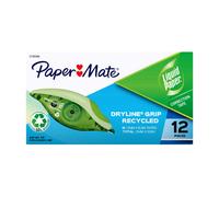 Paper Mate Liquid Paper Dryline Grip Correction Tape 12pk