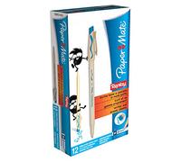 Paper Mate Replay - Penna a sfera cancellabile Boîte de 12 Turquoise, blu