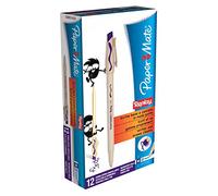 Paper Mate Replay - Penna a sfera cancellabile Boîte de 12 Violet