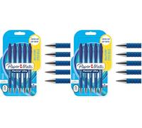 PAPER MATE Sanford, Penna a Sfera FlexGrip Ultra Retractable, Confezione da 10, Blu