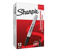 Paper Mate Sharpie - Pennarello sottile, colore: Nero