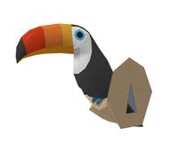 Paper Model Birds Animal Papercraft 3D DIY Puzzles Hand Made Creative Educational Toy For Kids Home Decor Wall Decoration