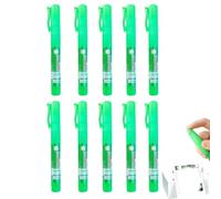 Paper Privacy Eraser 10ml - Penna fluida correttiva White-out, carta termica spray per la protezione della privacy per documenti, etichette, pacchetti, indirizzi di spedizione, custodia verde (10